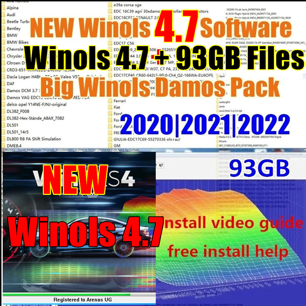 Auto Repair Shop Software - Najnowsze oprogramowanie Winols 4.7 z 2026