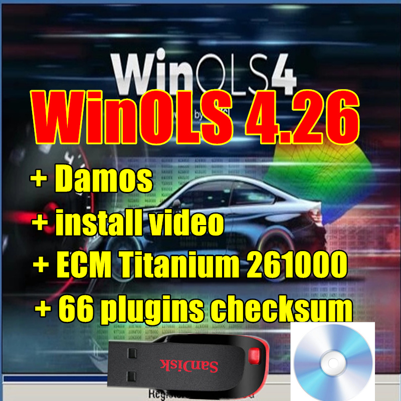 Auto Repair Shop Software - 2025 Gorący WinOLS 4.26 + Ecm