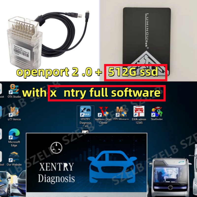Auto Repair Shop Software - Najnowszy, kompletny pakiet oprogramowania diagnostycznego Xentry