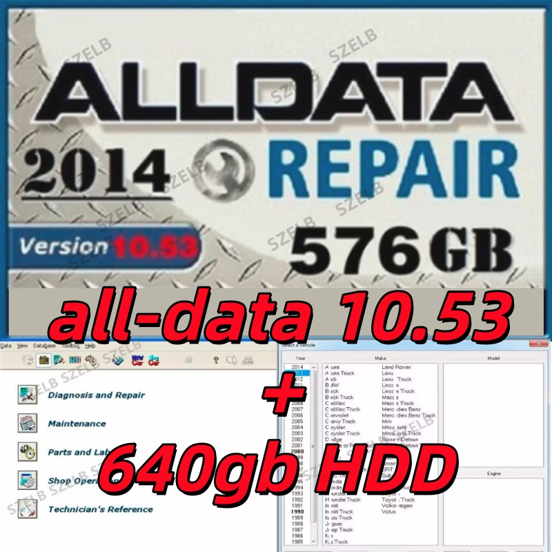 Auto Repair Shop Software - Najnowsze dane Alldata zaktualizowane do roku