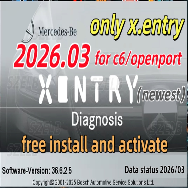 Auto Repair Shop Software - Najnowszy pakiet oprogramowania diagnostycznego Xentry 2026