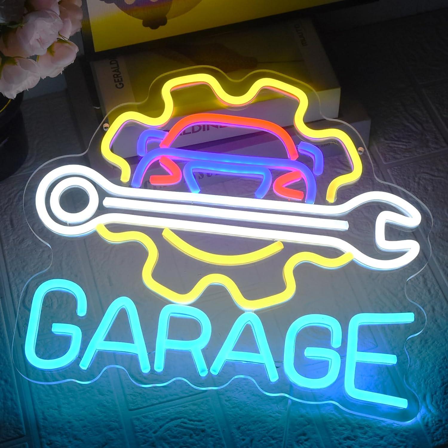 Neonowy szyld garażowy zasilan – Auto Repair Shop recenzja i cena