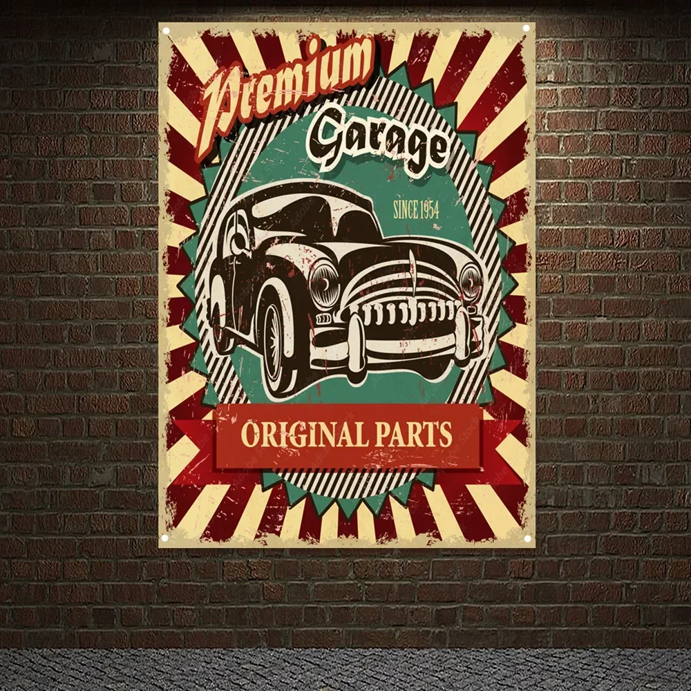 Plakat, obraz, dekoracja ścien – Auto Repair Shop Banners recenzja i cena